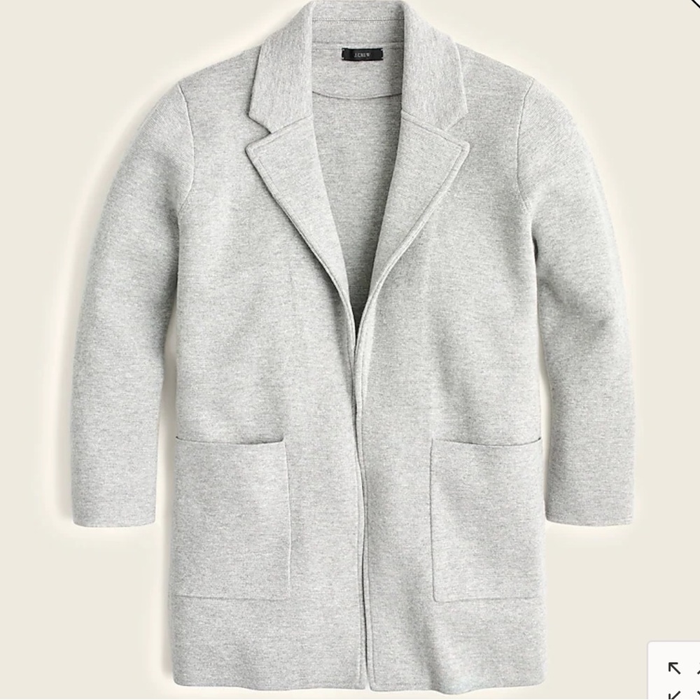 J Crew Sophie Open Front Sweater Blazer, NWT(Tag removed)